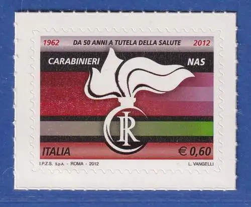 Italien 2012 Carabinieri für Lebensmittelaufsicht  Mi.-Nr. 3583 **