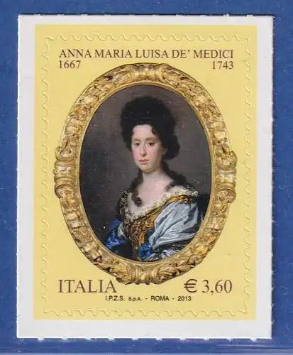 Italien 2013 Anna Maria Luisa de `Medici  Mi.-Nr. 3590 **