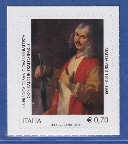 Italien 2013 Die Predigt Johannes des Täufers von Mattia Preti Mi.-Nr. 3591 **