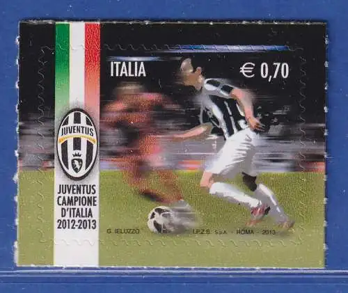 Italien 2013 Gewinn der Fußballmeistersch. durch Juventus Turin Mi.-Nr. 3648 **
