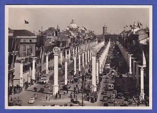 Dt. Reich 1939 Mi.-Nr. 688 auf AK Berlin Unter den Linden mit So.-O BERLIN