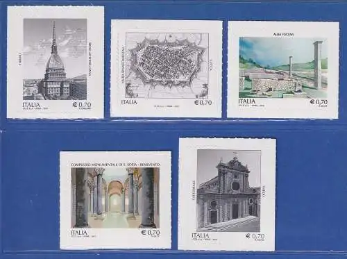 Italien 2013 Künstlerisches und kulturelles Erbe Mi.-Nr. 3663-67 **