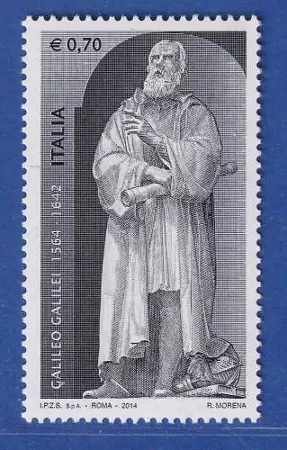 Italien 2014 Galileo Galilei, Mathematiker  Mi.-Nr. 3685 **