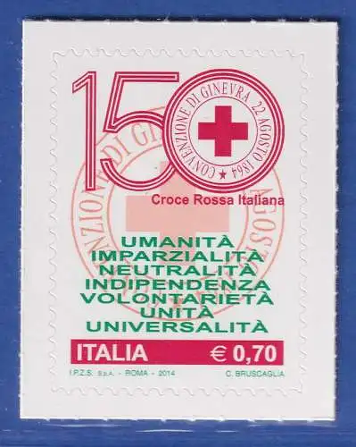 Italien 2014 Rotes Kreuz  Mi.-Nr. 3701 **