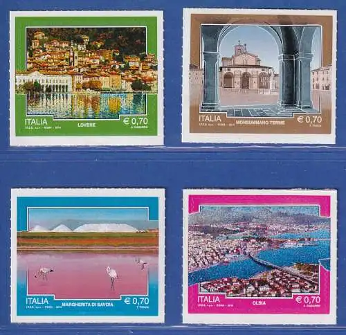 Italien 2014 Tourismus Mi.-Nr. 3713-16 **