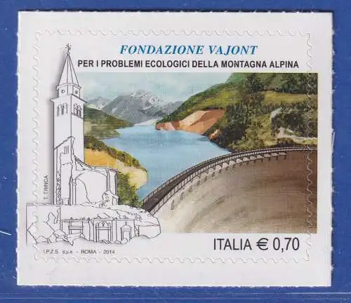 Italien 2014 Stiftung Vajont  Mi.-Nr. 3730