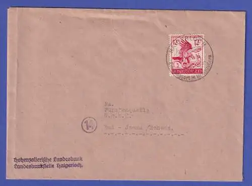 Dt. Reich 1944 Mi.-Nr. 906 auf Brief O HAIGERLOCH
