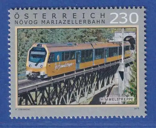 Österreich 2019 Sondermarke Eisenbahnen Mariazeller Bahn Mi.-Nr. 3486 **