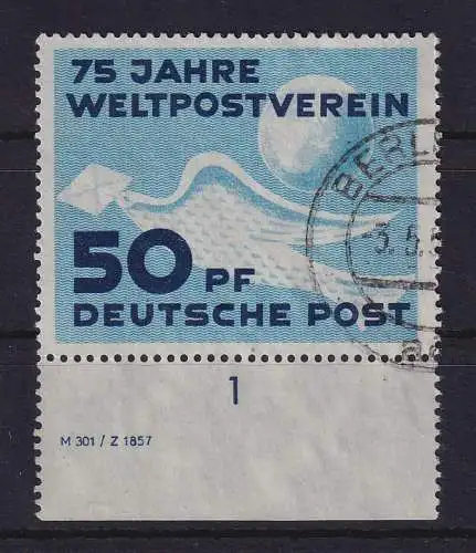 DDR 1949 Weltpostverein Mi-Nr. 242 DV gestempelt