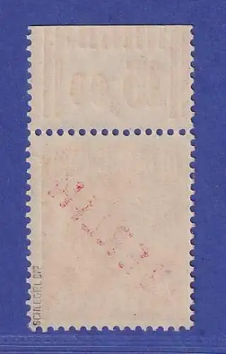 Berlin 1949 Rotaufdruck 25 Pf Mi.-Nr. 27 WOR ** gpr. SCHLEGEL BPP