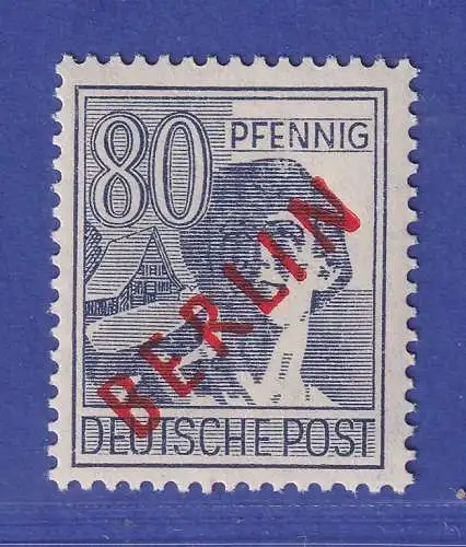 Berlin 1949 Rotaufdruck 80 Pf Mi.-Nr. 32 postfrisch **  gpr. SCHLEGEL BPP