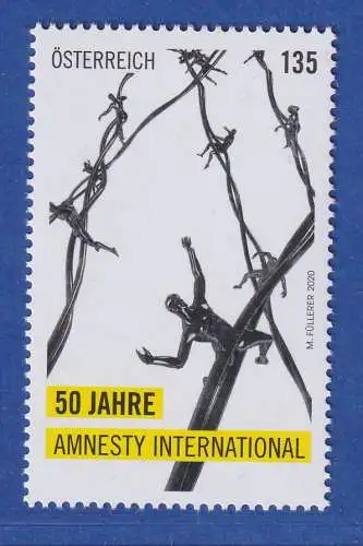 Österreich 2020 Sondermarke Amnesty International Mi.-Nr. 3534 **