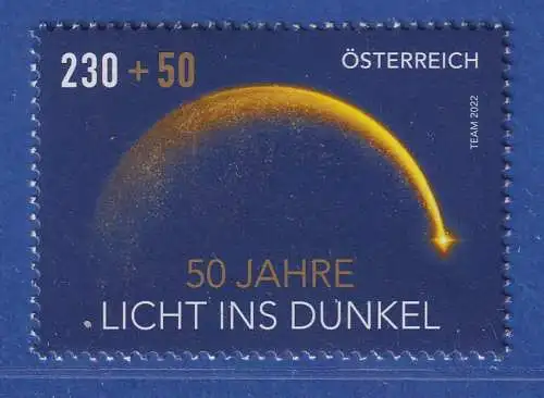 Österreich 2022 Sondermarke "Licht ins Dunkel" Spendenaktion Mi.-Nr. 3691 **