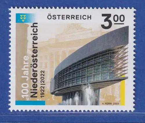 Österreich 2022 Sondermarke Bundesland Niederösterreich Mi.-Nr. 3692 **