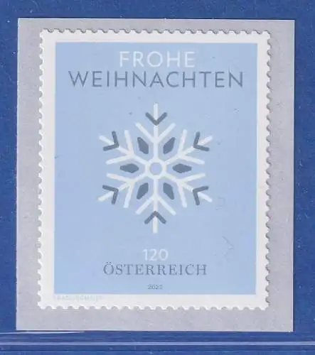 Österreich 2022 Sondermarke Weihnachten Schneeflocke Mi.-Nr. 3695 **