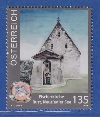 Österreich 2021 Sondermarke Fischerkirche, Rust Mi.-Nr. 3587 **