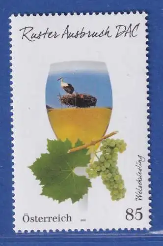 Österreich 2022 Sondermarke Weinregionen, Ruster Ausbruch DAC Mi.-Nr. 3646 **
