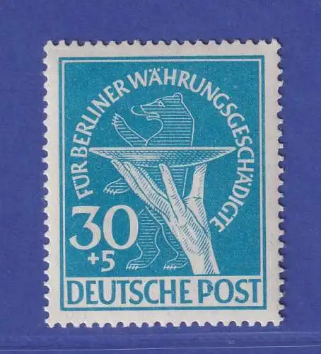 Berlin 1949 Währungsgeschädigte 30Pfg Mi.-Nr. 70 postfrisch ** gpr. SCHLEGEL BPP