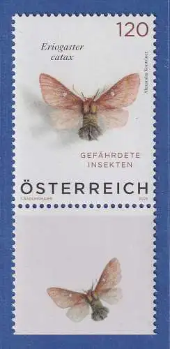 Österreich 2023 Sondermarke Gefärdete Insekten, Hecken-Wollafter Mi.-Nr. 3712 **