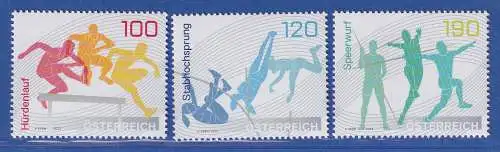 Österreich 2023 Sondermarken Sport in Bewegung Leichtathletik Mi.-Nr. 3718-20 **