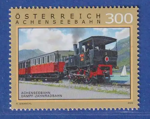 Österreich 2023 Sondermarke Eisenbahnen Achenseebahn Mi.-Nr. 3734 **