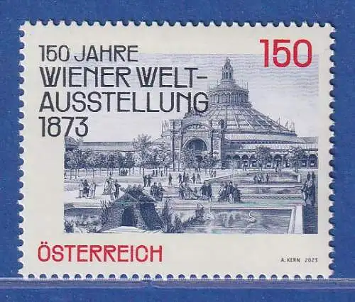 Österreich 2023 Sondermarke 150 Jahre der Wiener Weltausstellung Mi.-Nr. 3737 **