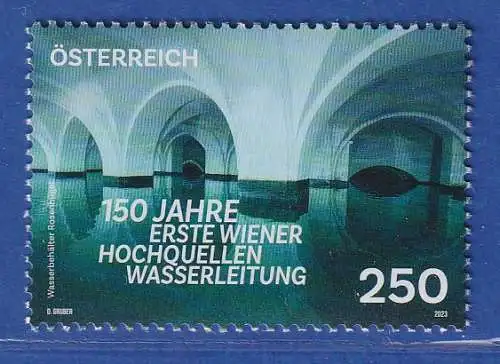 Österreich 2023 Sondermarke Erste Wiener Hochquellenwasserleitung Mi.-Nr. 3747**
