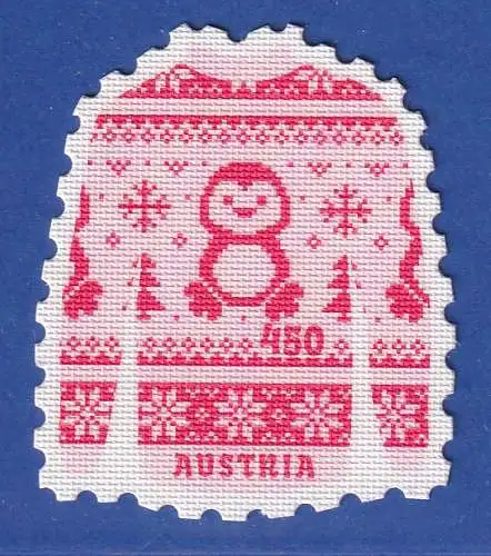 Österreich 2023 Sondermarke Winter-Pullover mit Pinguin Mi.-Nr. 3754 **