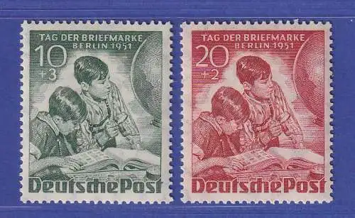 Berlin 1951 Tag der Briefmarke Mi.-Nr. 80-81 ** gepr. SCHLEGEL BPP