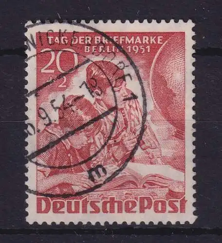 Berlin 1951 Tag der Briefmarke Mi.-Nr. 81 O B.-Reinickendorf, gepr. SCHLEGEL BPP