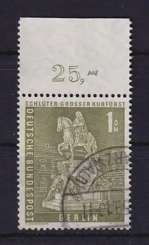 Berlin 1958 Großer Kurfürst Mi.-Nr. 153 Oberrandstück gestempelt