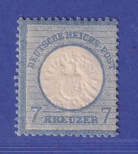 Dt. Reich 1872 gr. Brustschild 7 Kreuzer Mi-Nr. 26 ungebraucht *