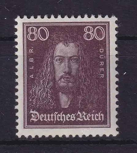 Dt. Reich 1926 Albrecht Dürer 80 Pf  Mi-Nr. 397 ungebraucht *