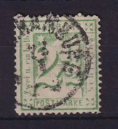 Altdeutschland Hamburg Wappen 2 1/2 Schilling Mi-Nr. 14 II gestempelt