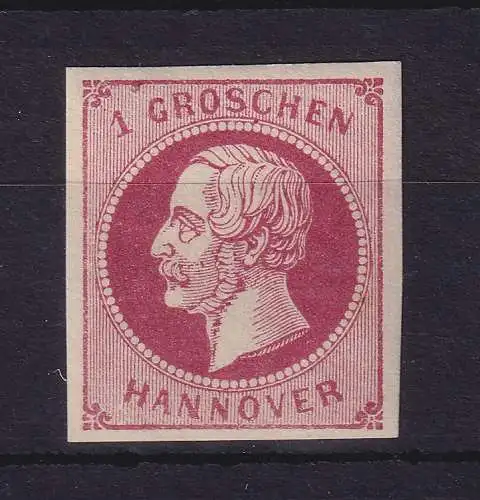 Altdeutschland Hannover 1859 Georg V. 1 Groschen Mi-Nr. 14 a ungebraucht *