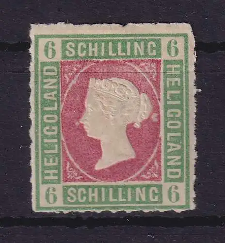 Helgoland 1867 Queen Victoria 6 Schilling Mi.-Nr. 4 ungebraucht *