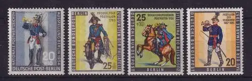 Berlin 1954-57 Postillons und Postreiter Mi.-Nr. 120, 131, 158, 176 **