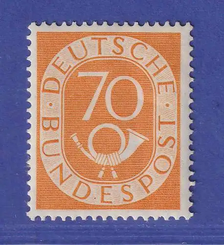 Bundesrepublik 1952 Posthorn 70 Pf Mi.-Nr. 136 postfrisch ** ANSEHEN !