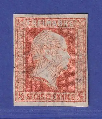 Preußen 1851 König Friedrich Wilhelm IV.  Mi.-Nr. 1  gestempelt