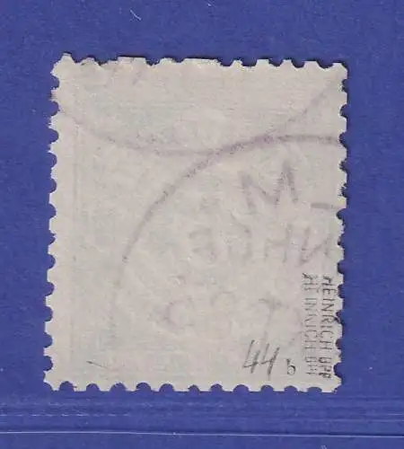 Württemberg 1883 Ziffer 3 Pfennig  Mi.-Nr. 44b gestempelt gpr. HEINRICH BPP