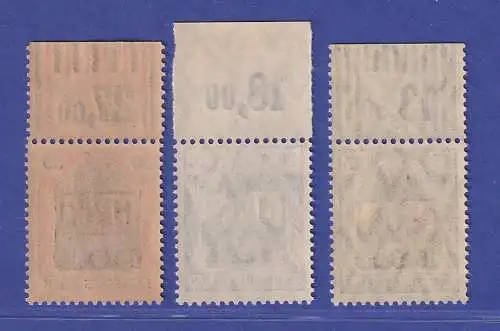 Dt. Besetzung 1. Weltkrieg Rumänien  Mi.-Nr. 1-3 Oberrandstücke postfrisch **