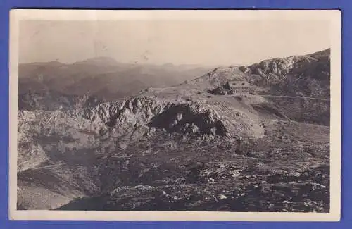 AK Schiestlhaus am Hochschwab (Steiermark) mit 2 Souvenirstempeln 1925