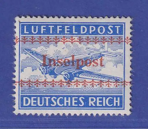 Dt. Reich Feldpostmarke Insel Kreta Mi.-Nr. 7 A mit Neugummierung (*)  gpr. BPP