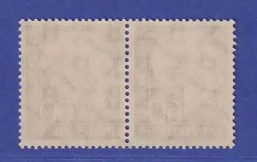 Bundesrepublik 1954 Theodor Heuss 60 Pf Mi.-Nr. 190 waag. Paar postfrisch ** 