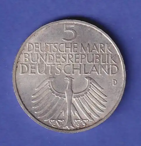 Deutschland 1952 Silbermünze Germanisches Nationalmuseum 5 DM vz