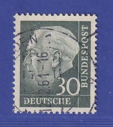 Bundesrepublik 1960 Heuss 30 Pf Mi.-Nr. 259 y gestempelt gpr. SCHLEGEL BPP