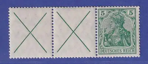 Dt. Reich Germania Zusammendruck Mi.-Nr. W1.2 postfrisch **