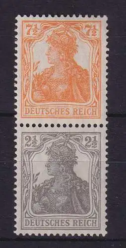 Dt. Reich Germania Zusammendruck Mi.-Nr. S13a postfrisch **