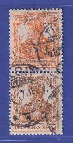 Dt. Reich Germania Zusammendruck Mi.-Nr. S7ba  O TILSIT