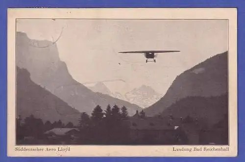 Österreich 1926 Mi.-Nr. 471 und 479 auf Luftpost-AK Aero Lloyd O INNSBRUCK